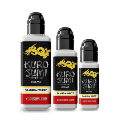 Kuro Sumi. Samurai White — Классическая белая краска для тату	